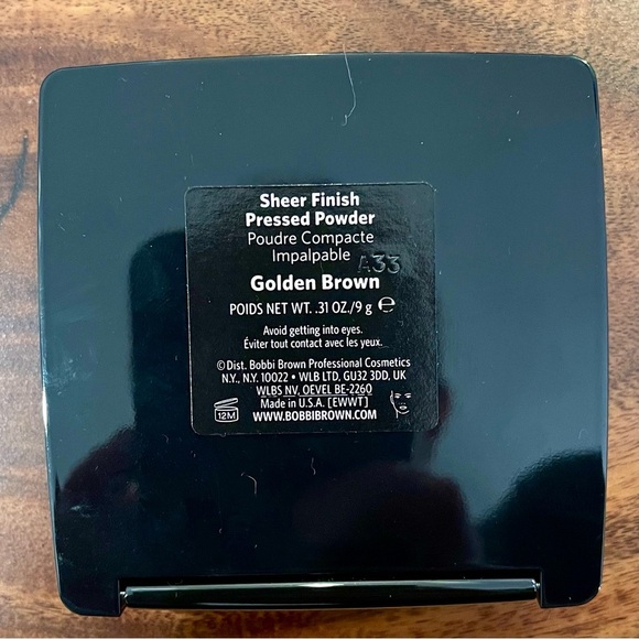 New BOBBI BROWN Sheer Finish Pressed Powder In Golden Brown .31oz/9g. - Picture 3 of 9